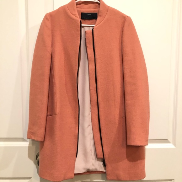 Zara Pink Coat - Picture 2 of 6
